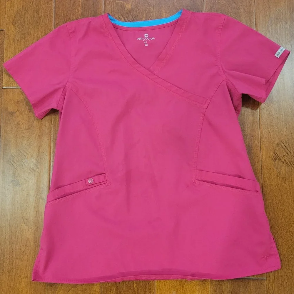 BUNDLE WOMENS SCRUB TOPS-6 TOPS FOR 1 PRICE-BUNDLE 6 SCRUB TOPS-1 PRICE-DEAL!!! - Picture 4 of 16
